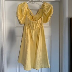Princess Polly Yellow Mini Dress